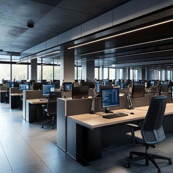 Clean modern corporate office
