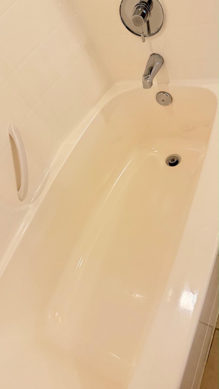 Restroom after professional sanitizing